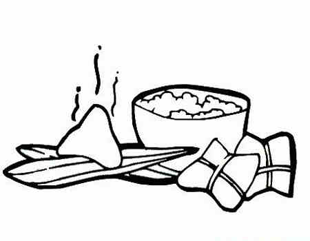粽子简笔画:最喜欢的端午节