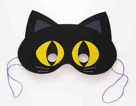 手工制作大全:黑猫面具