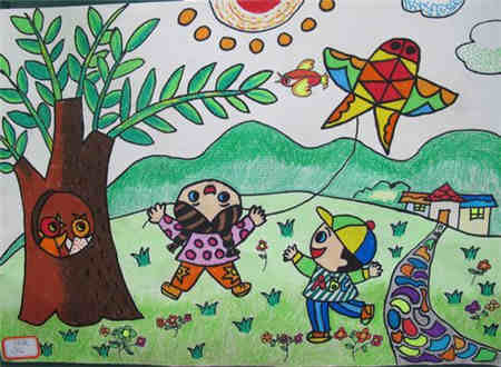 儿童画春天:诗情画意的季节