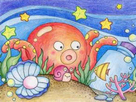 海底世界儿童画:海底世界真奇妙