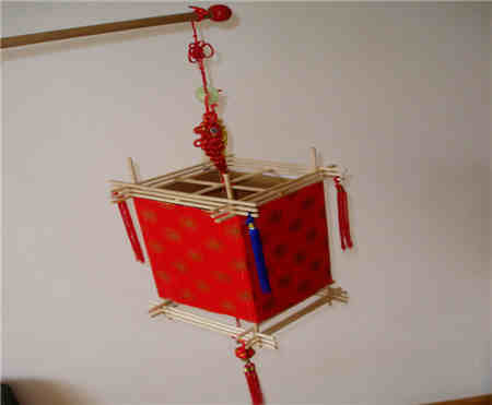 灯笼制作方法:中秋节母爱的灯笼