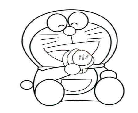 动漫人物简笔画:我有一个机器猫