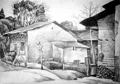 如何简单画山水素描 2425525_19.jpg